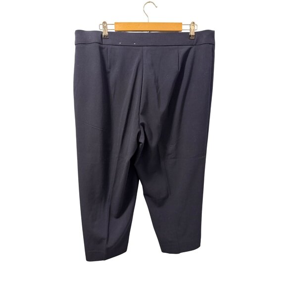 Dressbarn Navy Blue Plus Size Dress Pants Womens 16W Stretch Business Casual - Picture 7 of 12
